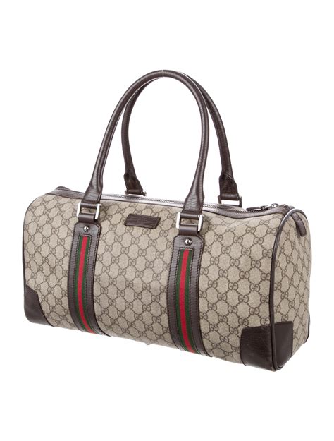 gucci bag large|genuine gucci duffle bags.